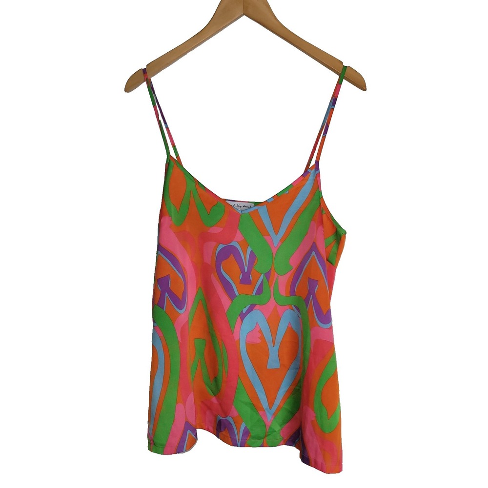 Never Fully Dressed Multicolored Polyester Top Us… - image 1